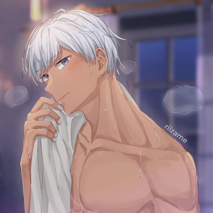 sample 1 - bust up (simple bg)